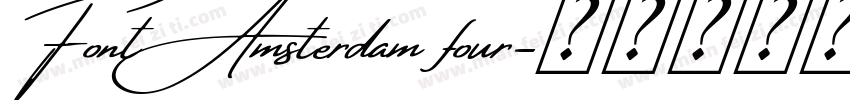 Font Amsterdam four字体转换